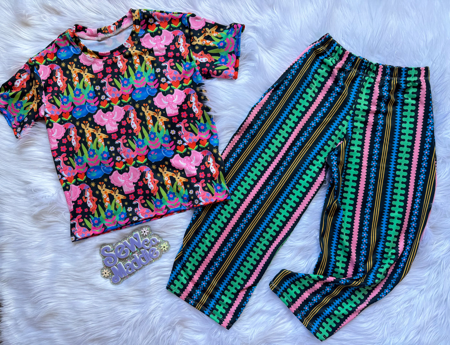 RTS 5T Barrel Pants With Birch Tee (full length)