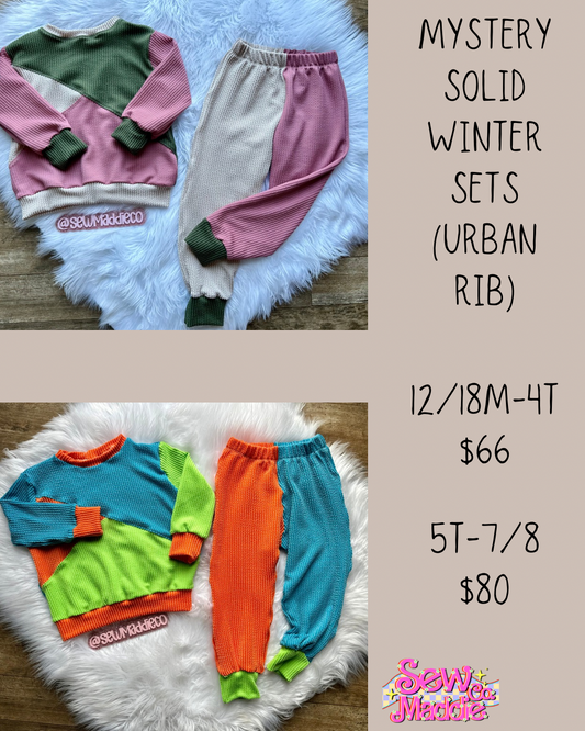 Mystery Urban Rib Winter Set