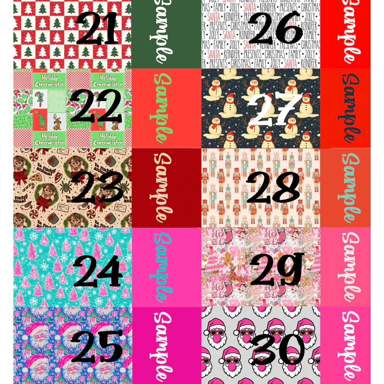 Holiday Name Bows (2)