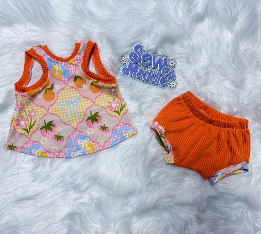 6/9 Ruby Racerback Tank & Shorties