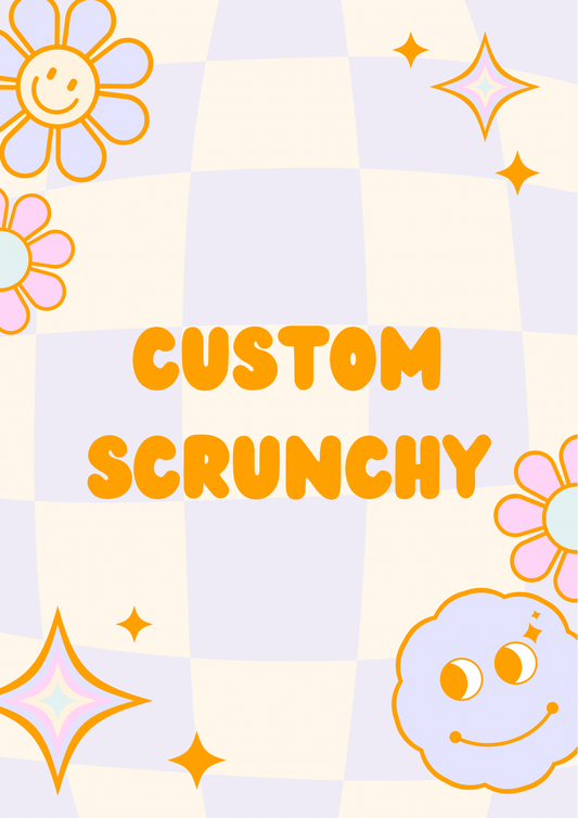 Custom Scrunchy (upload file)
