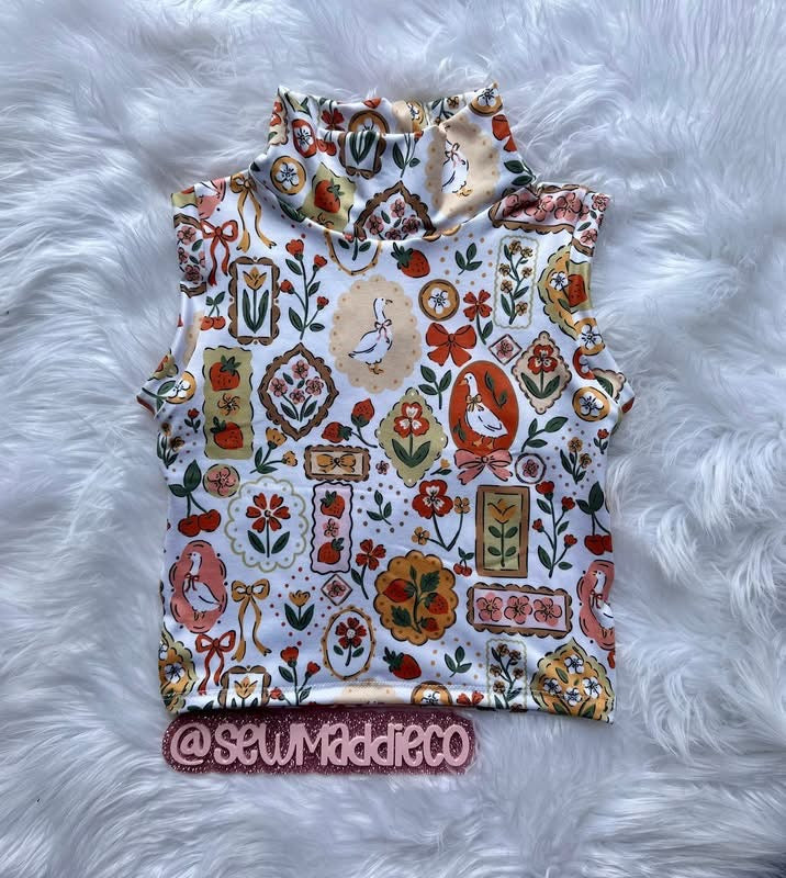 Mock Neck Tank Top (custom upload)