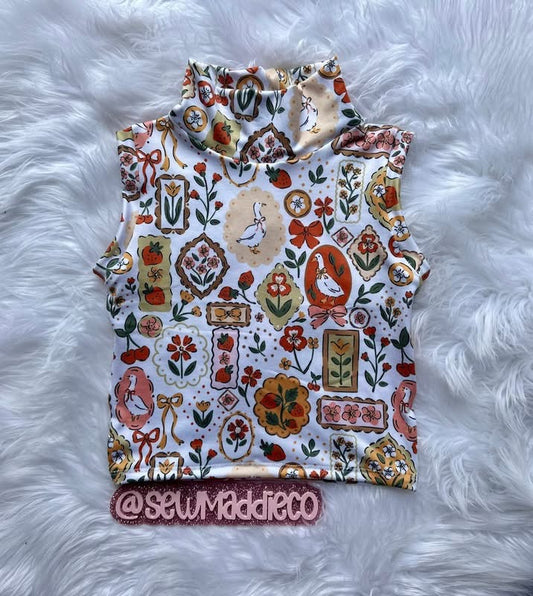 Mock Neck Tank Top (custom upload)