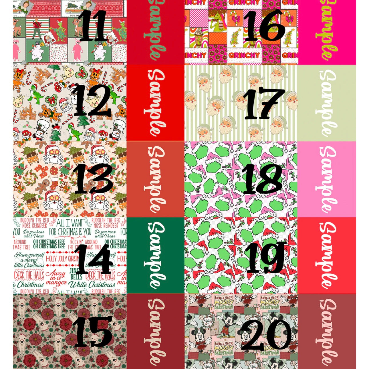 Holiday Name Bows (2)